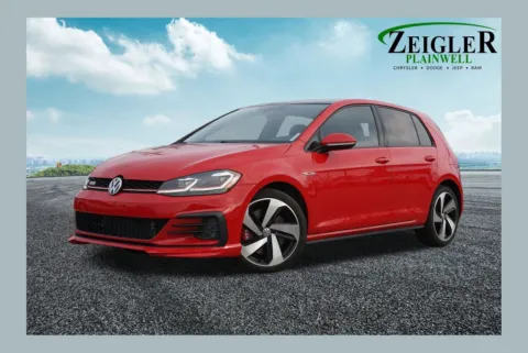 Red 2020 Volkswagen Golf GTI 2.0T SE for sale in Plainwell, MI