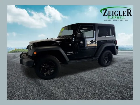 Black 2014 Jeep Wrangler Sport for sale in Plainwell, MI