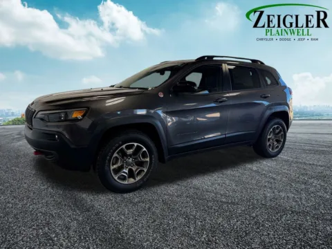 Photos of 2022 Jeep Cherokee Trailhawk for sale in Plainwell, MI at Zeigler Chrysler Dodge Jeep Ram of Plainwell