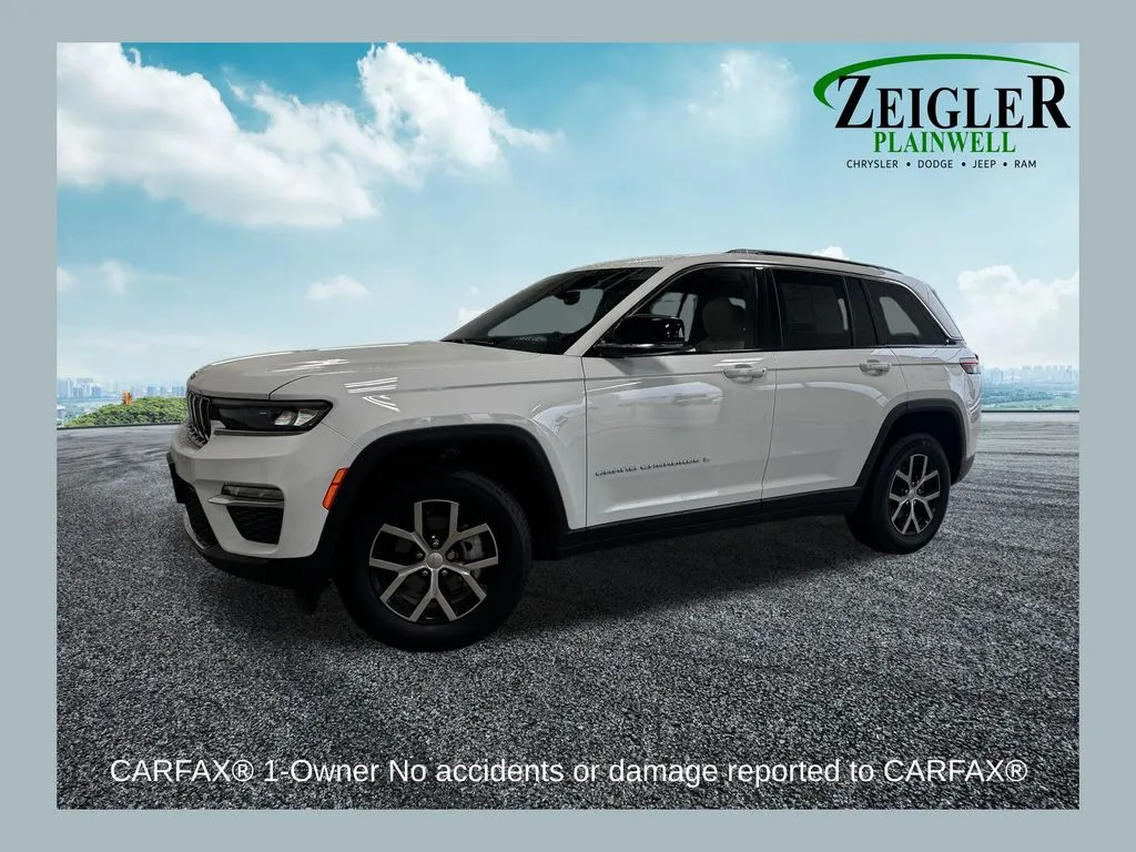 White 2024 Jeep Grand Cherokee Limited for sale in Plainwell, MI