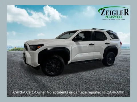 White 2025 Toyota 4Runner SR5 for sale in Plainwell, MI