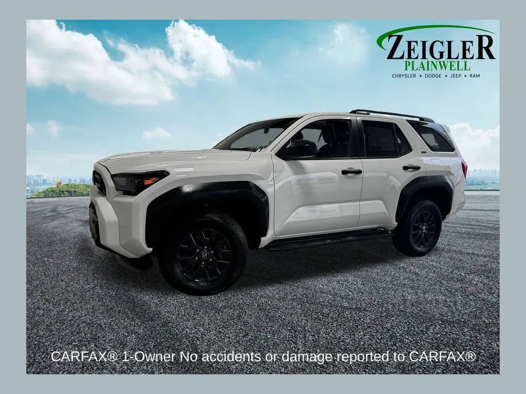 White 2025 Toyota 4Runner SR5 for sale in Plainwell, MI