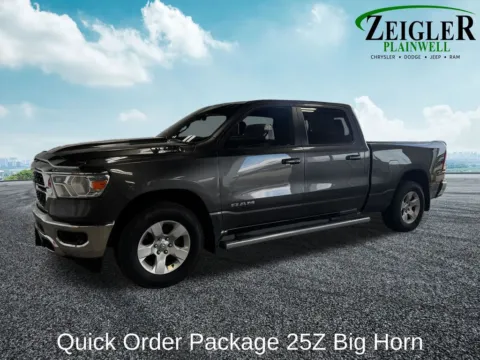 Photos of 2022 Ram 1500 Big Horn/Lone Star for sale in Plainwell, MI at Zeigler Chrysler Dodge Jeep Ram of Plainwell