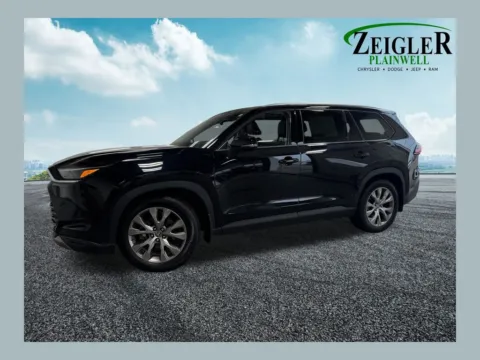 Black 2025 Toyota Grand Highlander Hybrid Limited for sale in Plainwell, MI
