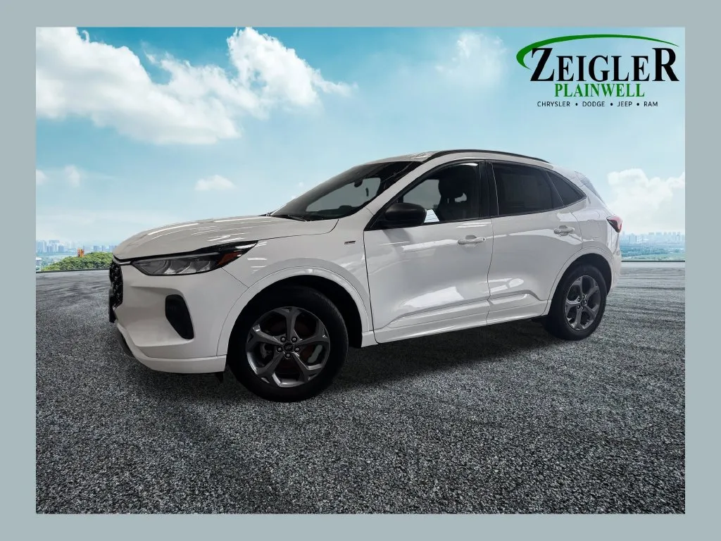White 2023 Ford Escape ST-Line for sale in Plainwell, MI
