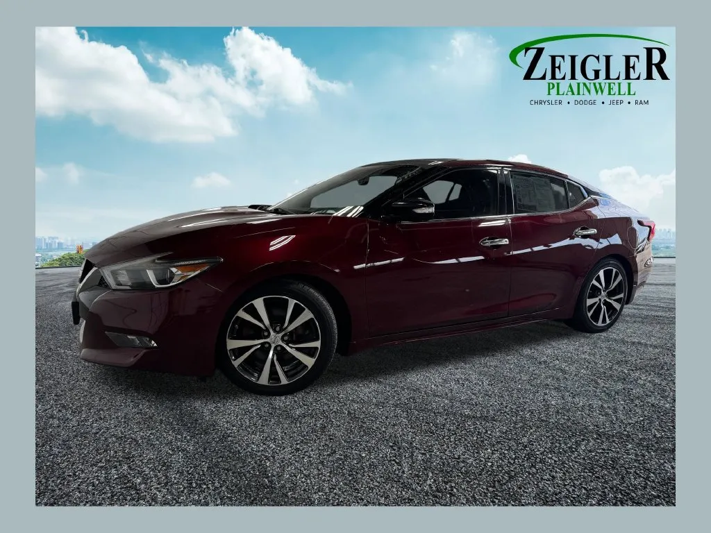 Red 2017 Nissan Maxima Platinum for sale in Plainwell, MI