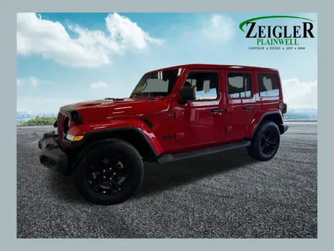 Red 2023 Jeep Wrangler Altitude for sale in Plainwell, MI