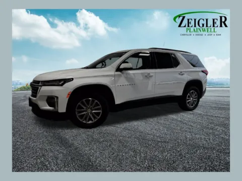 White 2022 Chevrolet Traverse LT for sale in Plainwell, MI