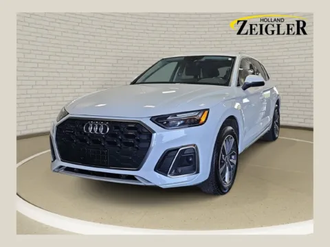 White 2023 Audi Q5 45 S line Premium for sale in Plainwell, MI