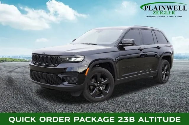 Black 2023 Jeep Grand Cherokee Altitude for sale in Plainwell, MI