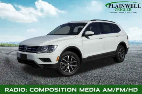 White 2020 Volkswagen Tiguan 2.0T SE for sale in Plainwell, MI
