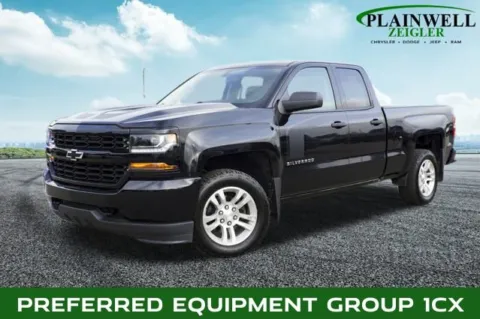 Black 2017 Chevrolet Silverado 1500 Custom for sale in Plainwell, MI