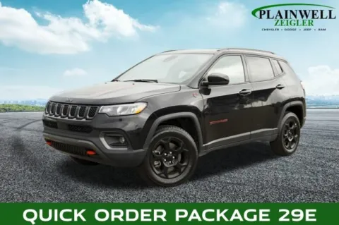 Black 2023 Jeep Compass Trailhawk for sale in Plainwell, MI