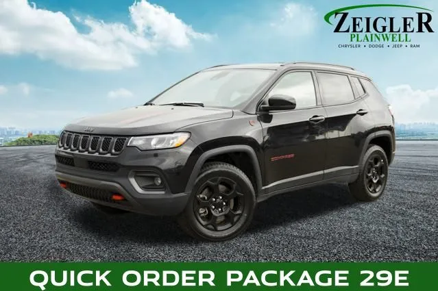 Black 2023 Jeep Compass Trailhawk for sale in Plainwell, MI