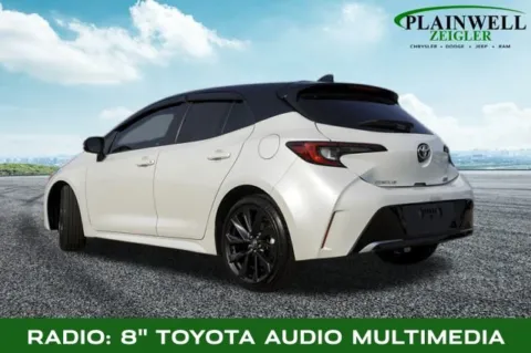 Photos of 2024 Toyota Corolla Hatchback XSE for sale in Plainwell, MI at Zeigler Chrysler Dodge Jeep Ram of Plainwell
