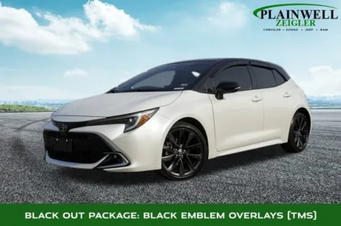 White 2024 Toyota Corolla Hatchback XSE for sale in Plainwell, MI