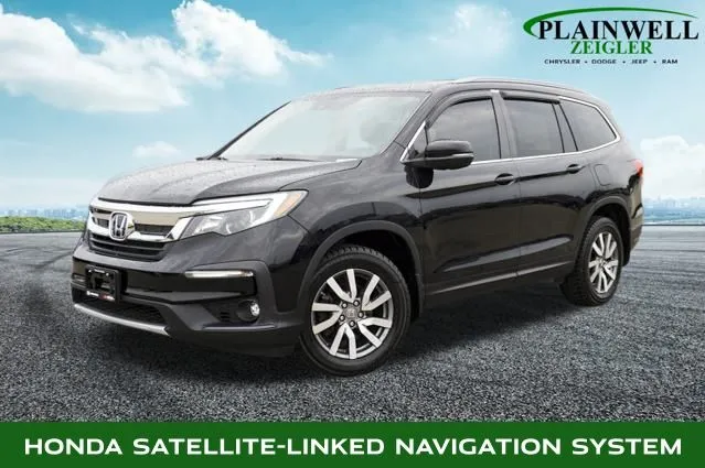 Black 2019 Honda Pilot EX-L for sale in Plainwell, MI