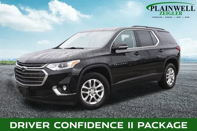 Black 2020 Chevrolet Traverse LT for sale in Plainwell, MI
