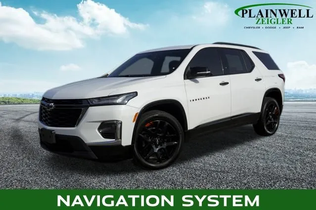 White 2023 Chevrolet Traverse Premier for sale in Plainwell, MI