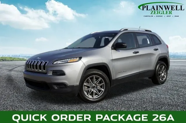 Silver 2016 Jeep Cherokee Sport for sale in Plainwell, MI