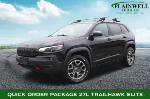 Black 2020 Jeep Cherokee Trailhawk for sale in Plainwell, MI