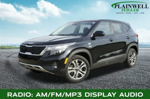 Black 2023 Kia Seltos LX for sale in Plainwell, MI