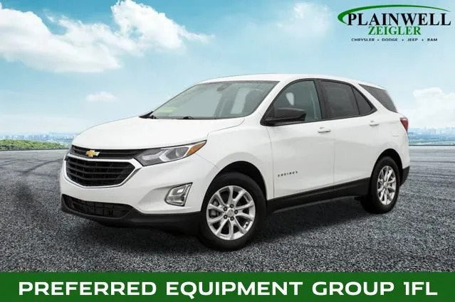 White 2021 Chevrolet Equinox LS for sale in Plainwell, MI