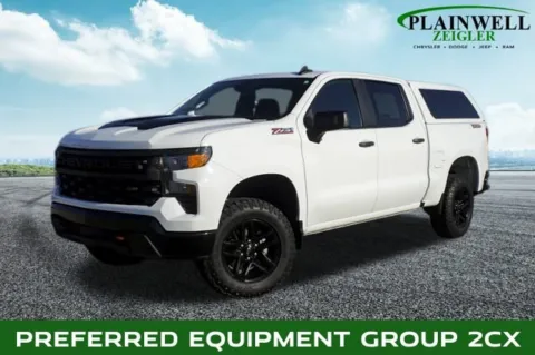 White 2022 Chevrolet Silverado 1500 Custom Trail Boss for sale in Plainwell, MI