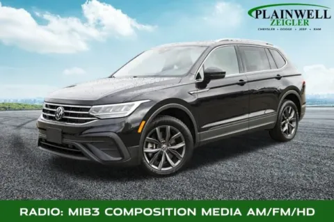 Black 2022 Volkswagen Tiguan 2.0T SE for sale in Plainwell, MI