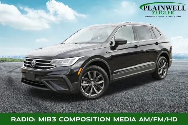 Black 2022 Volkswagen Tiguan 2.0T SE for sale in Plainwell, MI