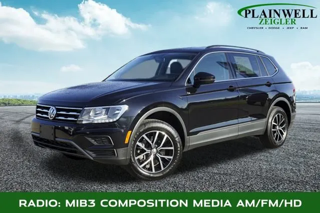 Black 2021 Volkswagen Tiguan 2.0T SE for sale in Plainwell, MI