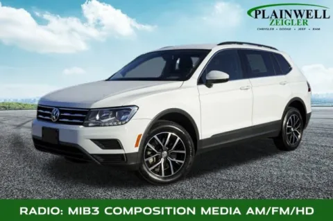 White 2021 Volkswagen Tiguan 2.0T SE for sale in Plainwell, MI