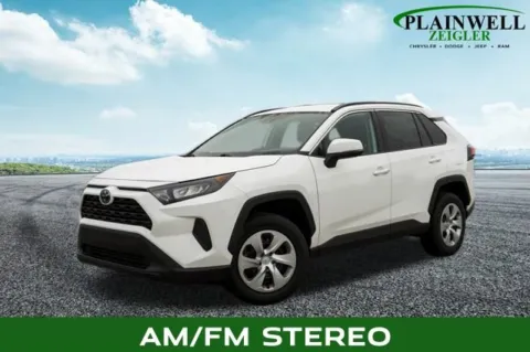 White 2021 Toyota RAV4 LE for sale in Plainwell, MI