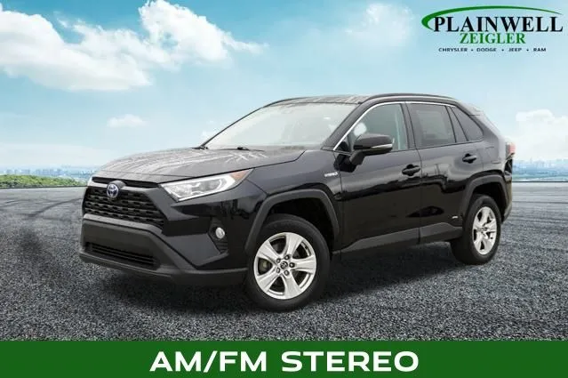 Black 2020 Toyota RAV4 Hybrid XLE for sale in Plainwell, MI