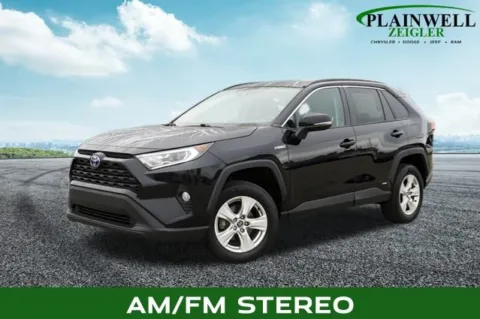 Black 2020 Toyota RAV4 Hybrid XLE for sale in Plainwell, MI