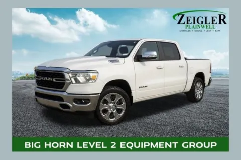 White 2022 Ram 1500 Big Horn/Lone Star for sale in Plainwell, MI