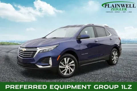Blue 2022 Chevrolet Equinox Premier for sale in Plainwell, MI