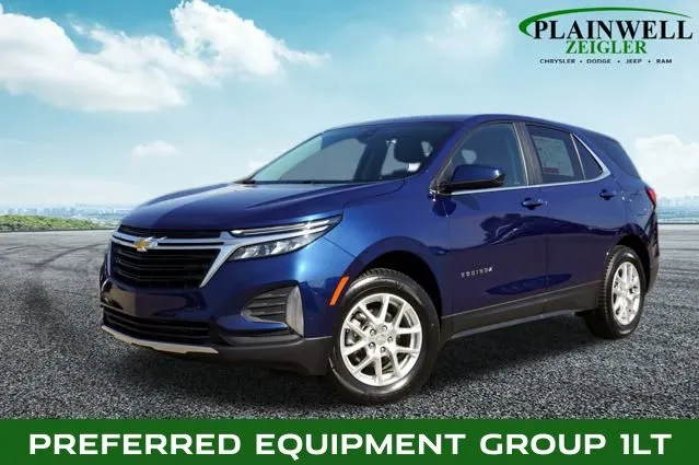Blue 2022 Chevrolet Equinox LT for sale in Plainwell, MI