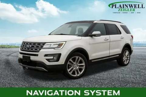 White 2017 Ford Explorer Limited for sale in Plainwell, MI