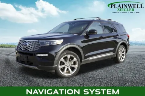 Black 2020 Ford Explorer Platinum for sale in Plainwell, MI