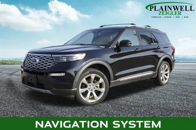 Black 2020 Ford Explorer Platinum for sale in Plainwell, MI