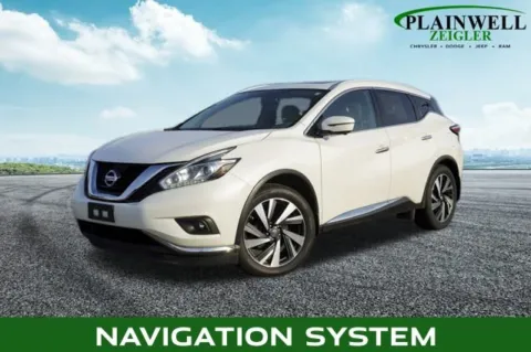 White 2017 Nissan Murano Platinum for sale in Plainwell, MI