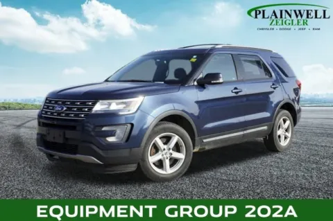 Blue 2017 Ford Explorer XLT for sale in Plainwell, MI