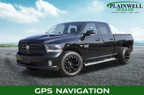 Black 2015 Ram 1500 Sport for sale in Plainwell, MI
