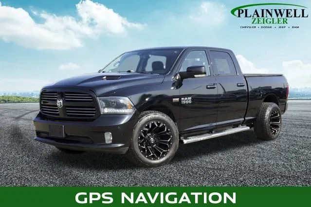 Black 2015 Ram 1500 Sport for sale in Plainwell, MI