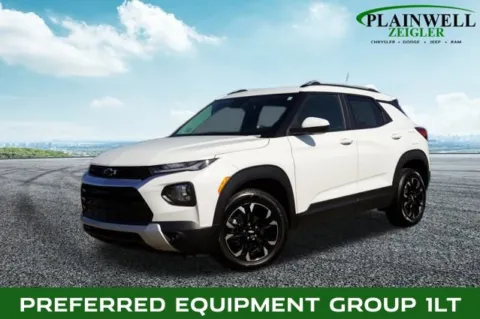 White 2022 Chevrolet TrailBlazer LT for sale in Plainwell, MI