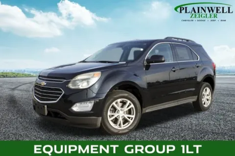 Black 2016 Chevrolet Equinox LT for sale in Plainwell, MI