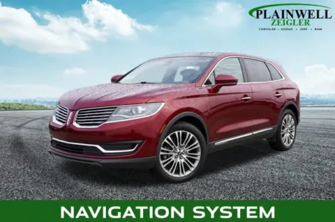 Red 2016 Lincoln MKX Reserve for sale in Plainwell, MI
