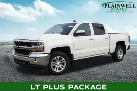 White 2018 Chevrolet Silverado 1500 LT for sale in Plainwell, MI