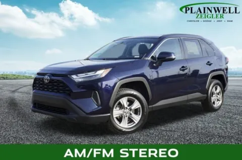 Blue 2022 Toyota RAV4 XLE for sale in Plainwell, MI